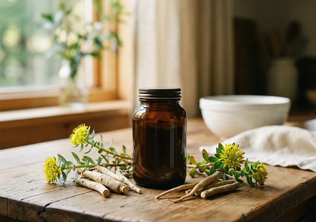 CortiSlim dans son décor — ingrédients naturels associés à la formule