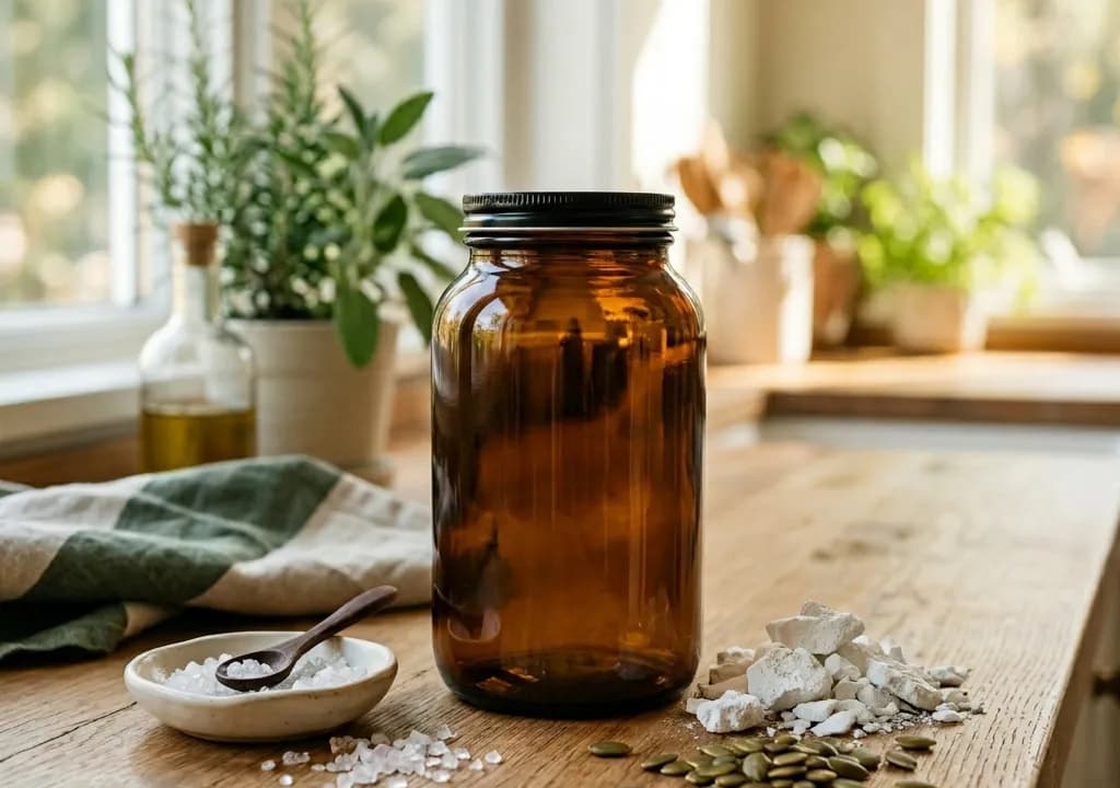 Magnésium Révolution dans son décor — ingrédients naturels associés à la formule