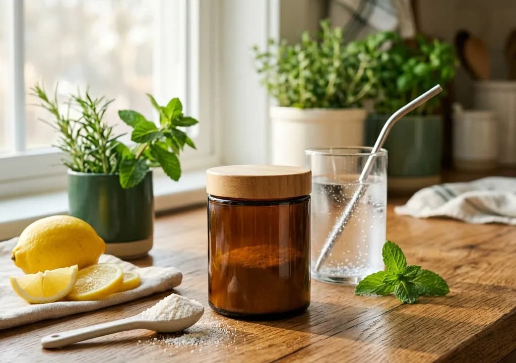 Nutri-Hydrate dans son décor — ingrédients naturels associés à la formule