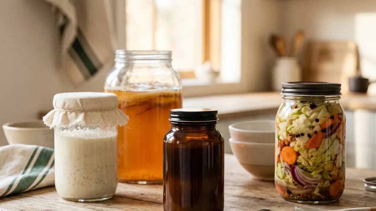 Synbiotic-3 dans son décor — ingrédients naturels associés à la formule