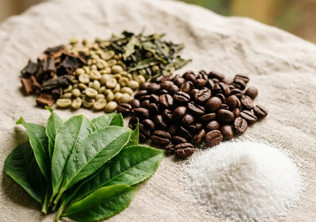 Thé vert, café et actifs brûle-graisse de la formule Brûleur Moka